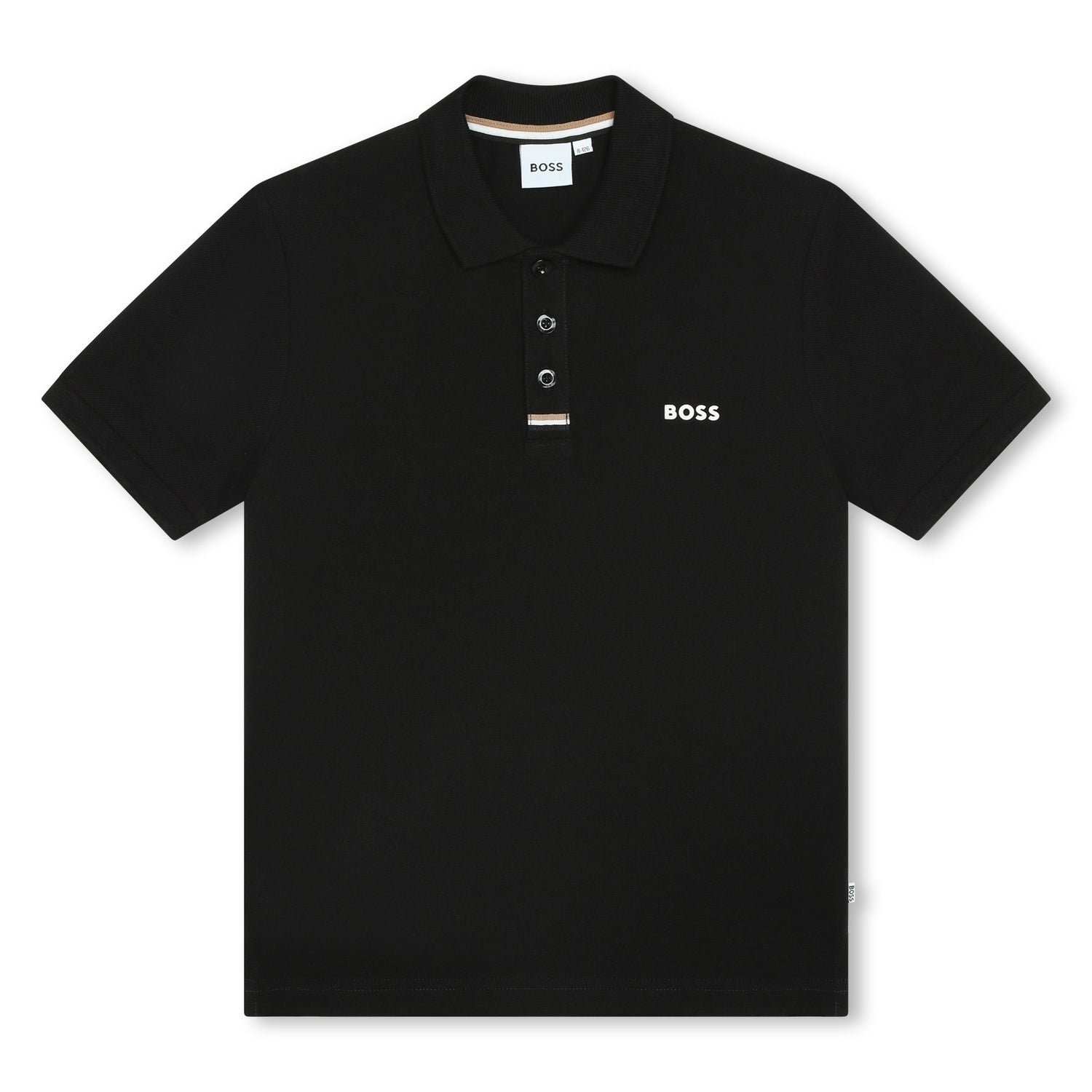 Short Sleeve Polo with Braid Collar Hugo Boss