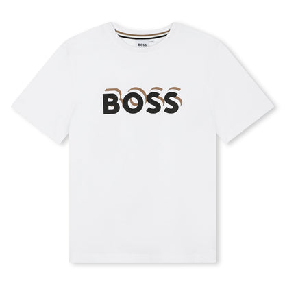 Cotton Embossed Logo Tee-Shirt Hugo Boss