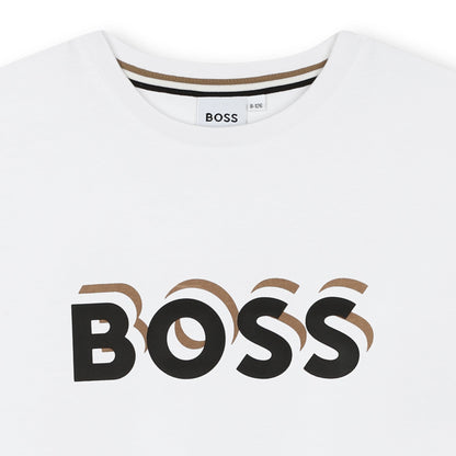 Cotton Embossed Logo Tee-Shirt Hugo Boss