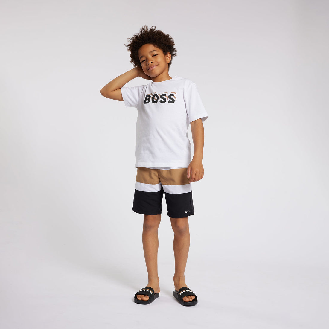 Cotton Embossed Logo Tee-Shirt Hugo Boss