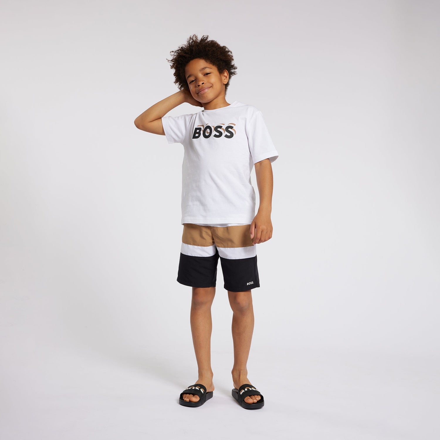 Cotton Embossed Logo Tee-Shirt Hugo Boss