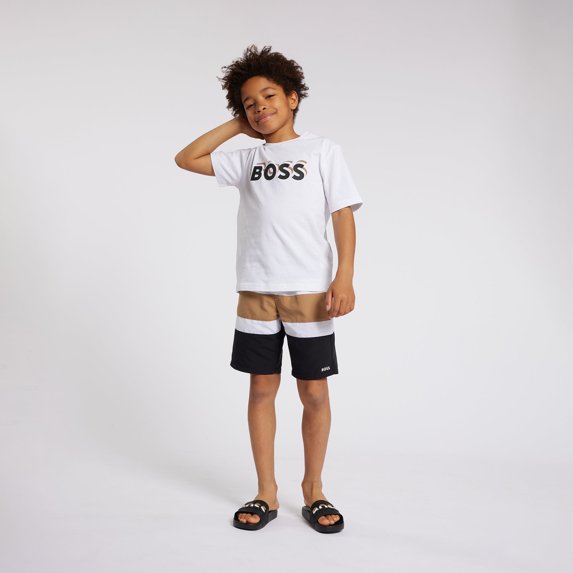 Cotton Embossed Logo Tee-Shirt Hugo Boss