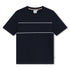 Short Sleeve Piqué Tee with Contrast Piping Hugo Boss