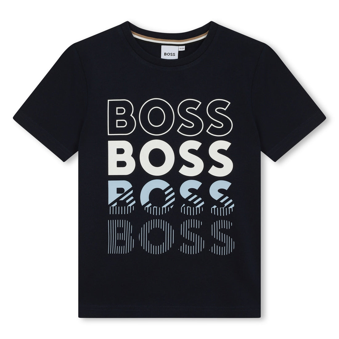 Slim Fit Multi-Logo Cotton Tee Hugo Boss