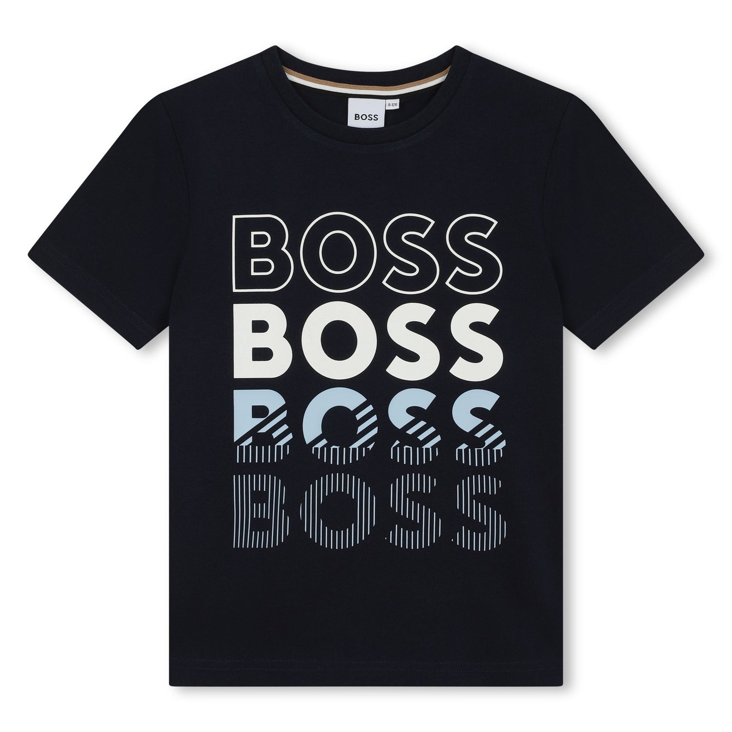 Slim Fit Multi-Logo Cotton Tee Hugo Boss