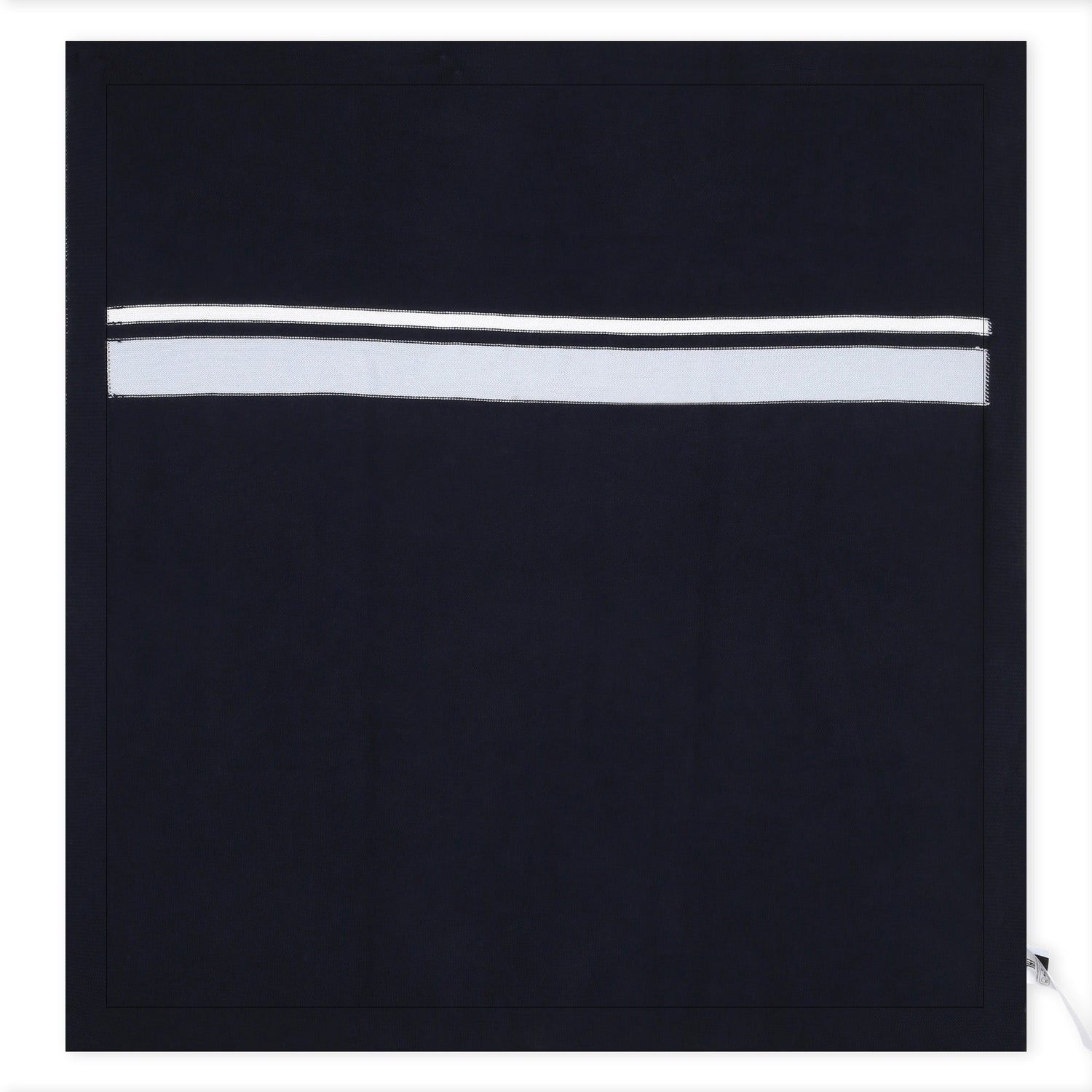 Cotton Knit Baby Blanket with Jacquard Print Hugo Boss