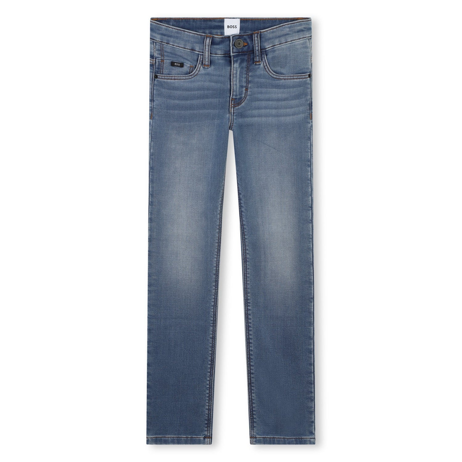 Slim Fit Double Stone Denim Trousers Hugo Boss