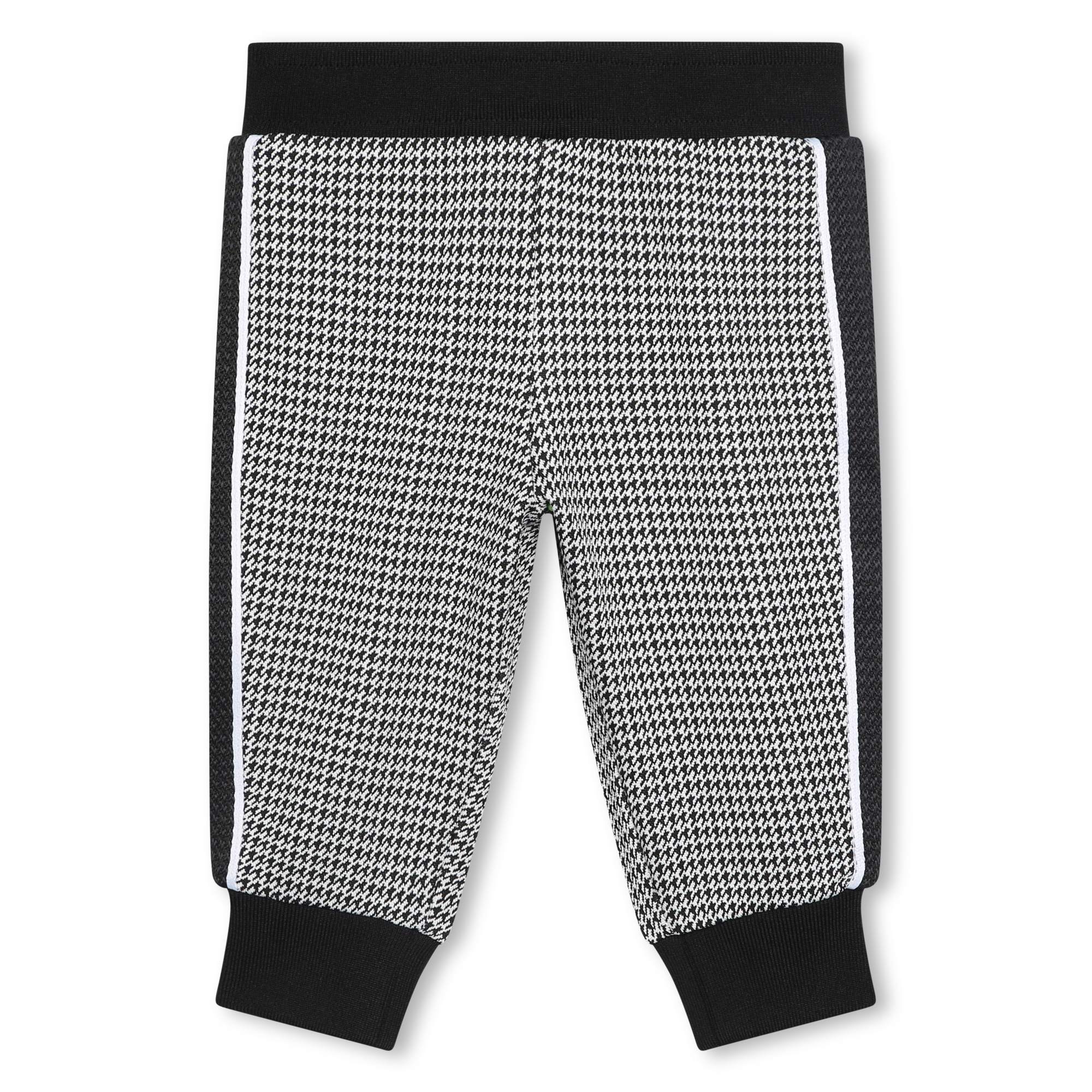 Houndstooth Jogging Bottoms Hugo Boss