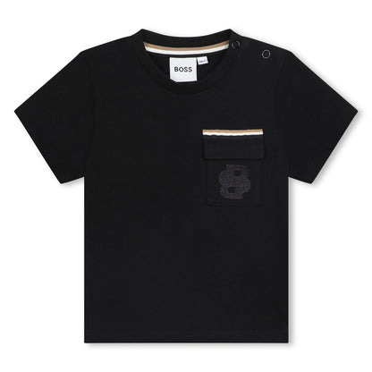 Braid Iconic Black Tee Hugo Boss
