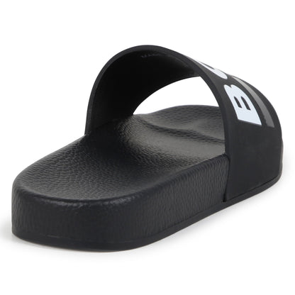 Aqua Slides with Iconic Branding Hugo Boss