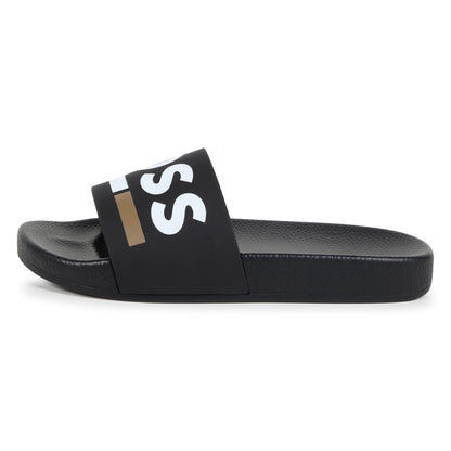 Aqua Slides with Iconic Branding Hugo Boss