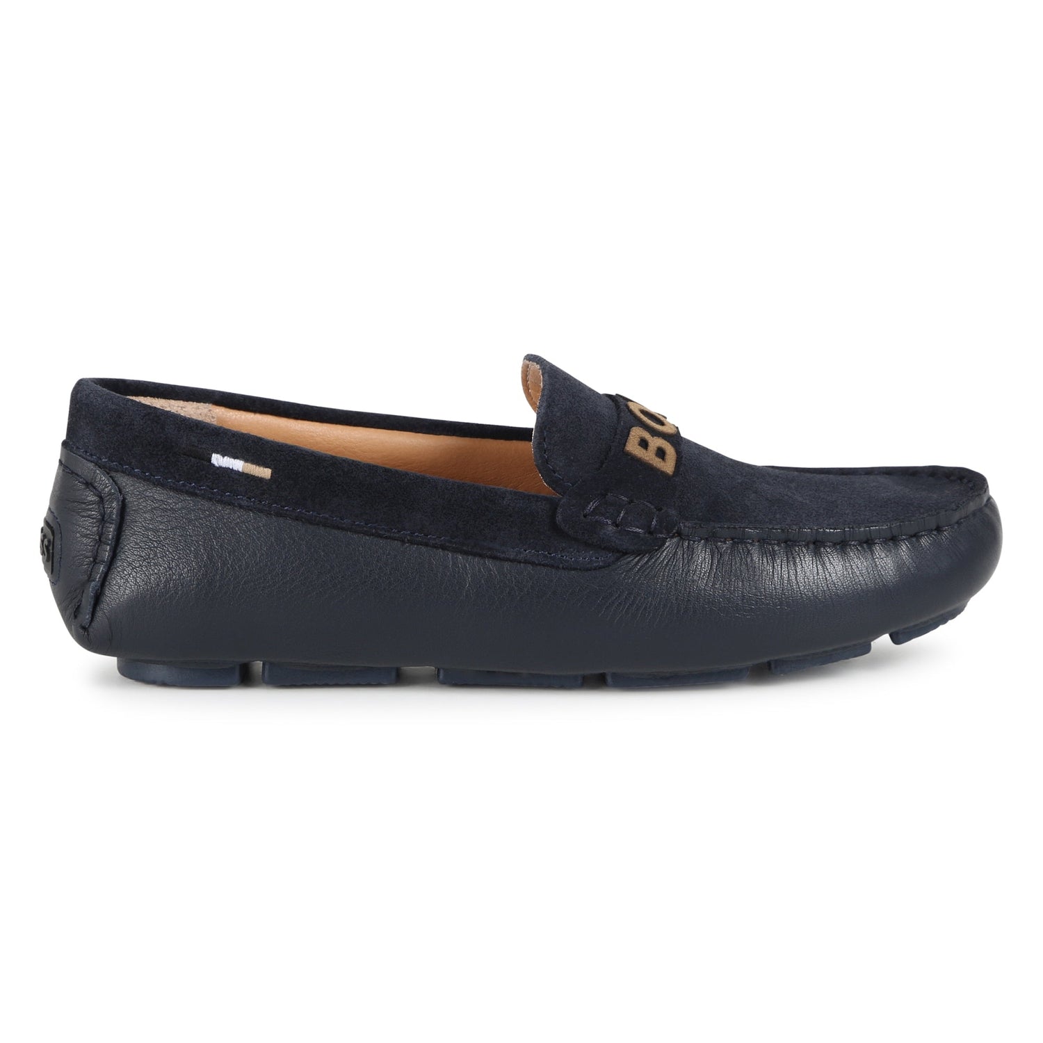 Navy Suede Loafers Hugo Boss