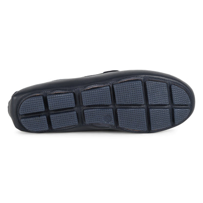 Navy Suede Loafers Hugo Boss