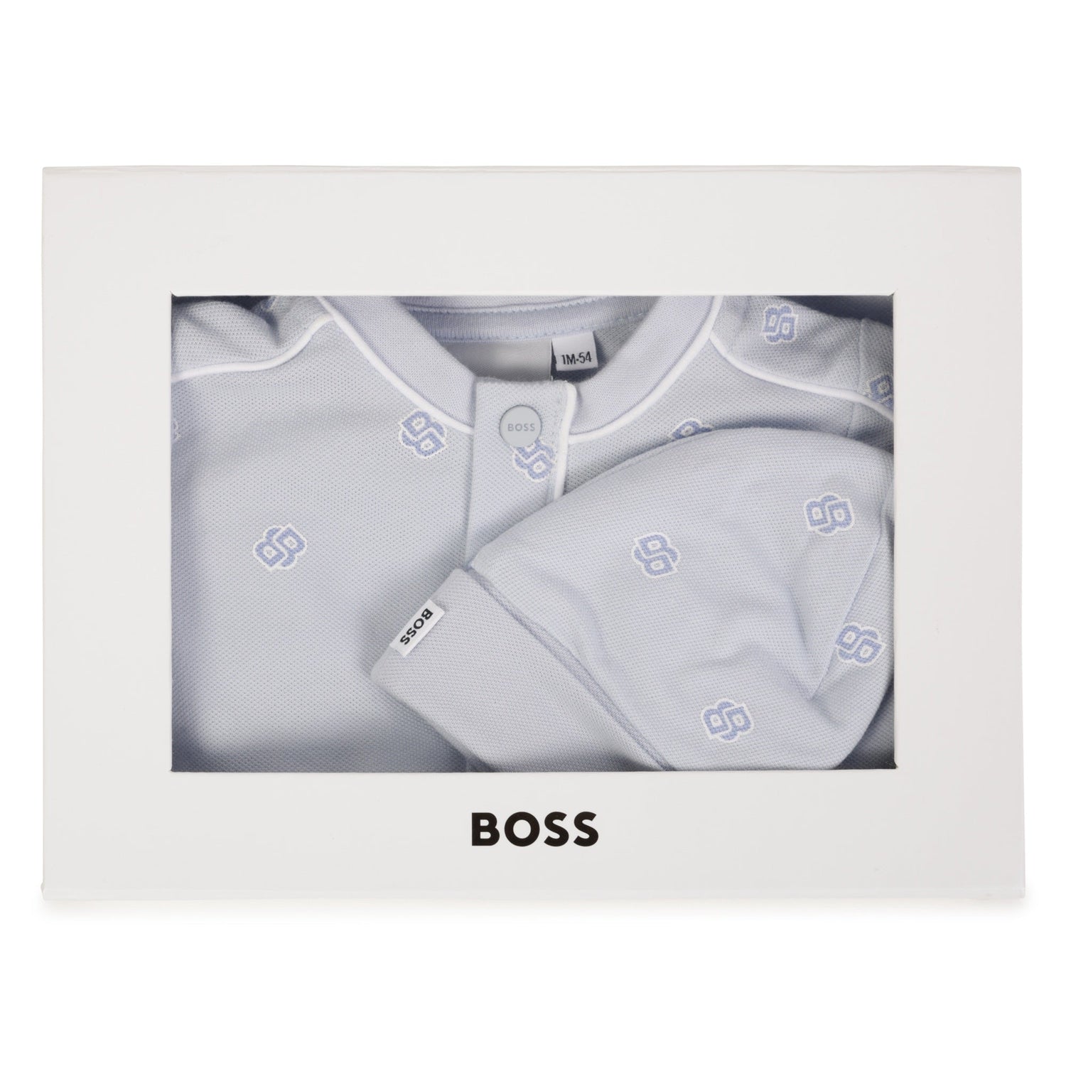 Newborn Pyjamas &amp; Hat Set Hugo Boss