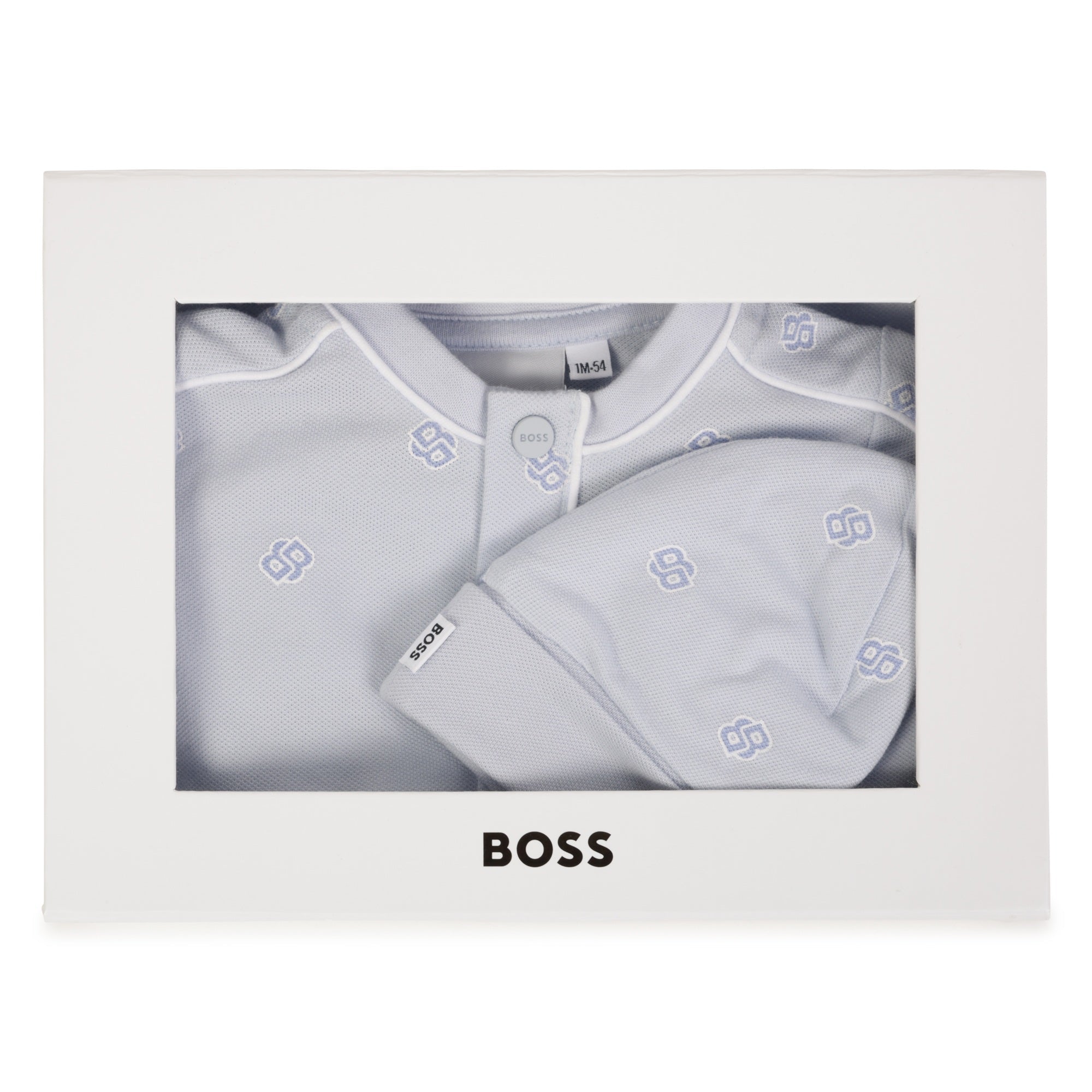 Newborn Pyjamas &amp; Hat Set Hugo Boss