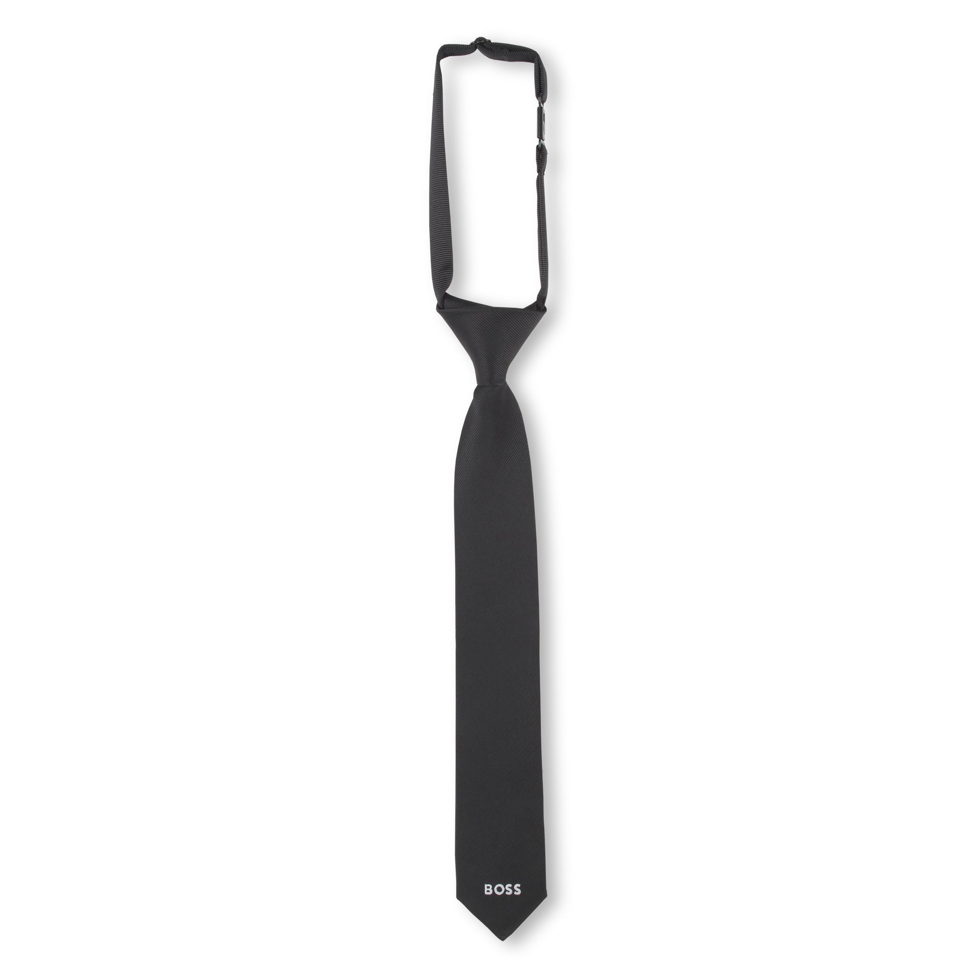 Kids Adjustable Tie with Jacquard Design Hugo Boss