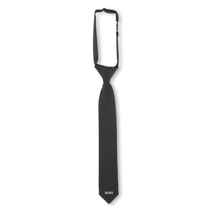 Kids Adjustable Tie with Jacquard Design Hugo Boss