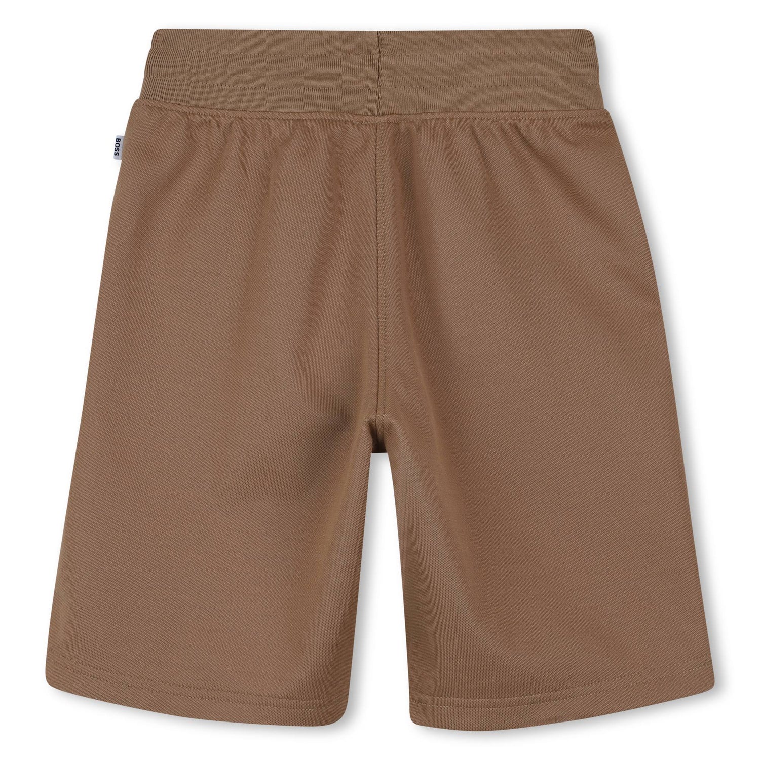 Cotton Piqué Jogging Shorts with Patch Pockets and Logo Details Hugo Boss