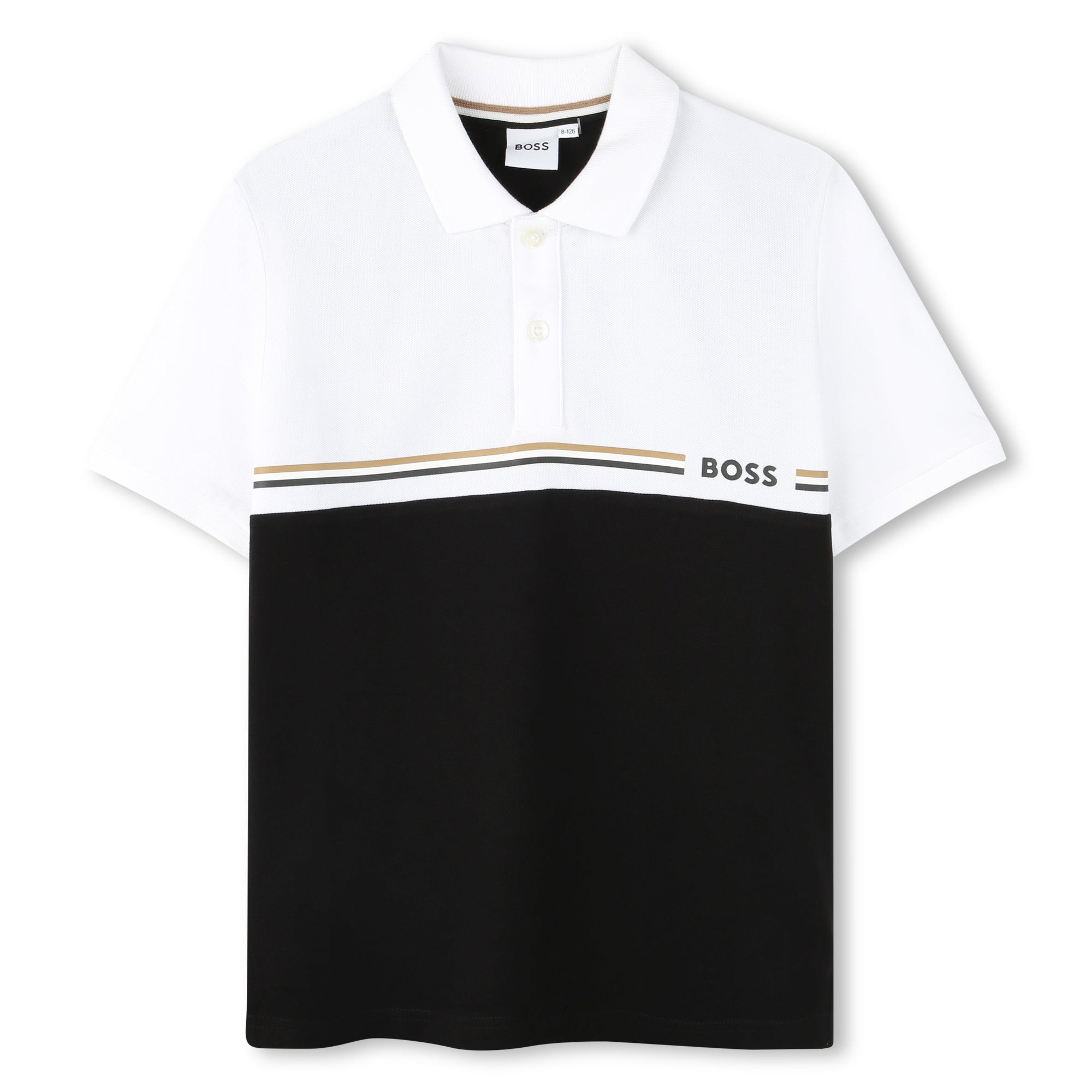 Colourblock Piqué Polo Shirt for Boys Hugo Boss
