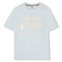Cotton Jersey Short Sleeve T-Shirt with Fancy Logo Print Hugo Boss