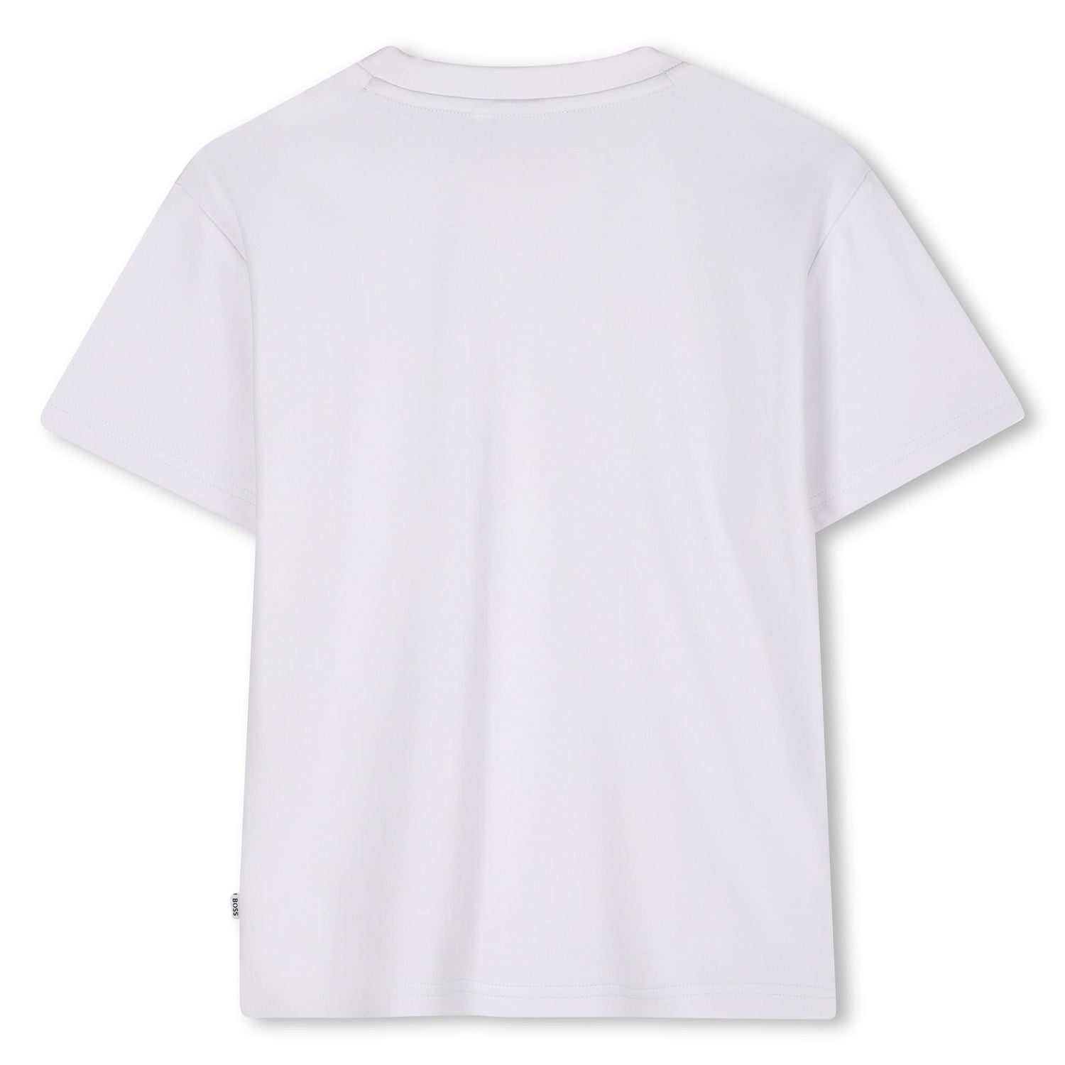 Cotton Interlock Short Sleeve T-Shirt with Embroidered Pocket Detail Hugo Boss