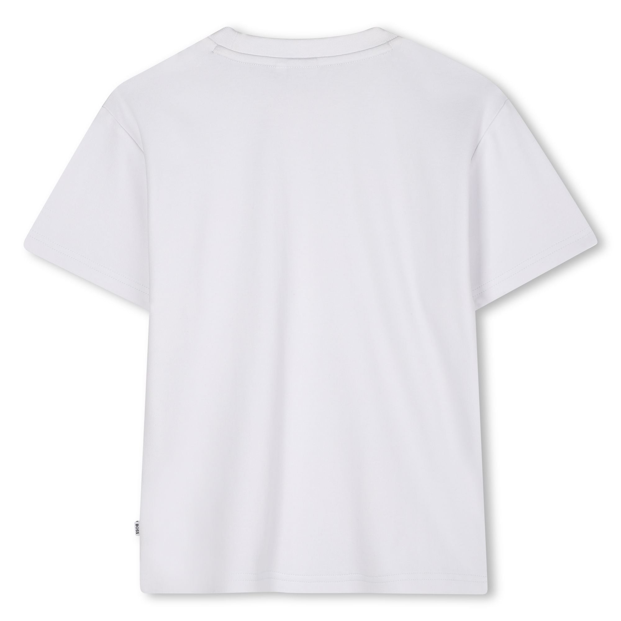 Cotton Interlock Short Sleeve T-Shirt with Embroidered Pocket Detail Hugo Boss