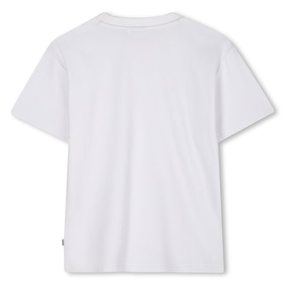 Cotton Interlock Short Sleeve T-Shirt with Embroidered Pocket Detail Hugo Boss