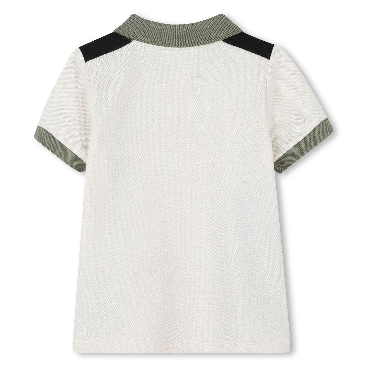 Colourblock Cotton Polo Shirt for Baby Boy Hugo Boss