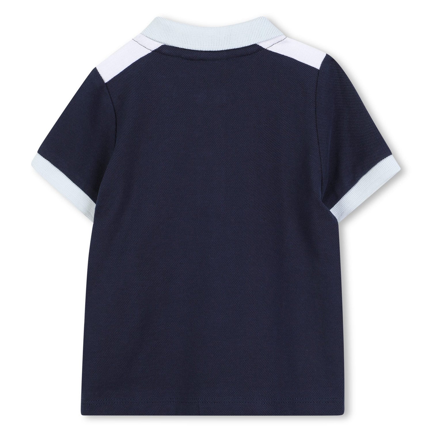Colourblock Cotton Polo Shirt for Baby Boy Hugo Boss
