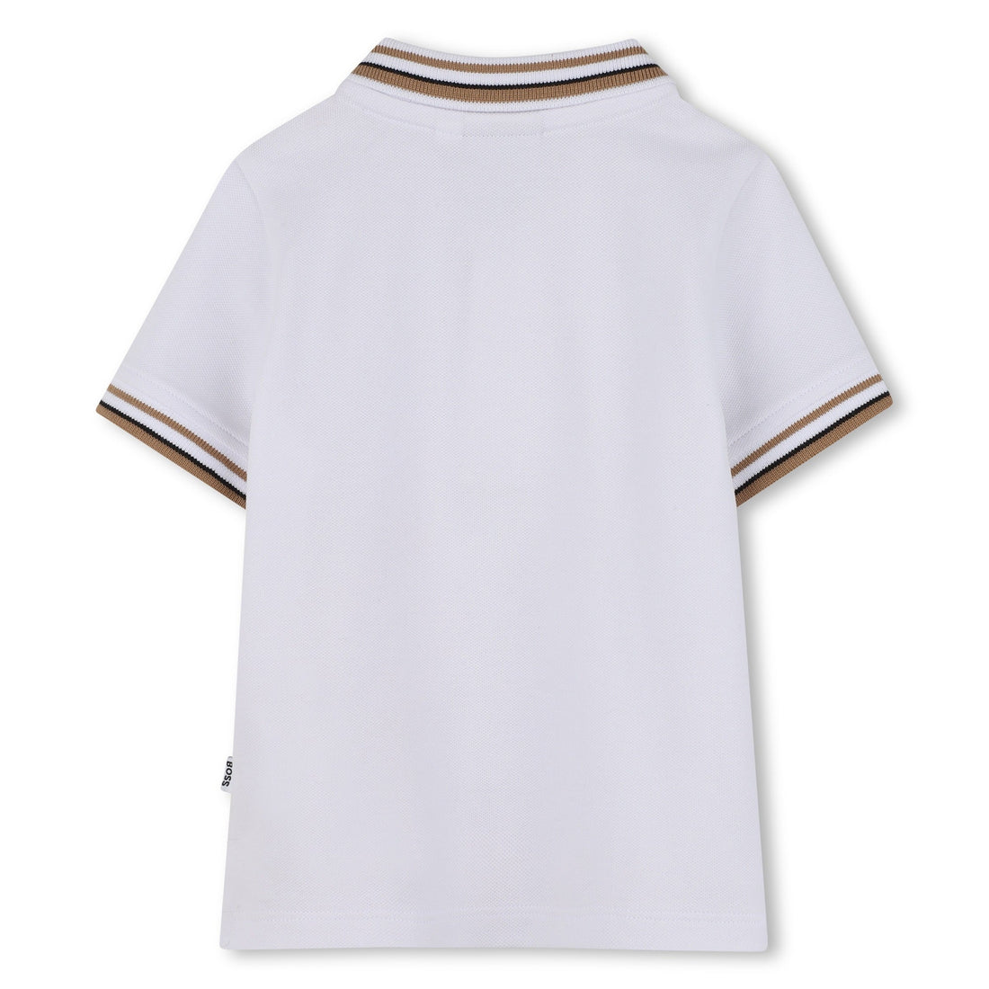Short-Sleeved Cotton Polo Shirt for Boys Hugo Boss