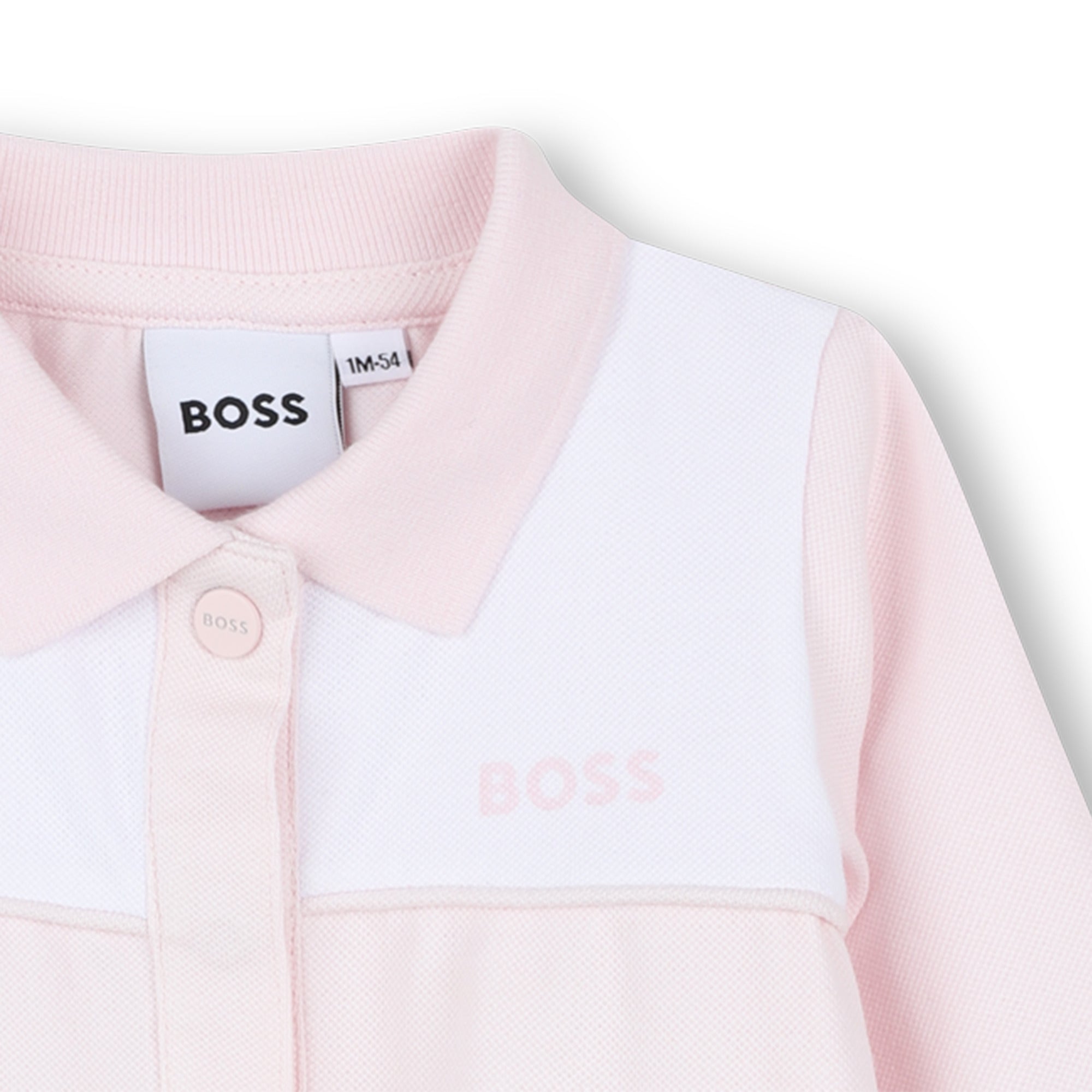 Organic Cotton Pyjamas with Polo Collar and Logo Print Hugo Boss