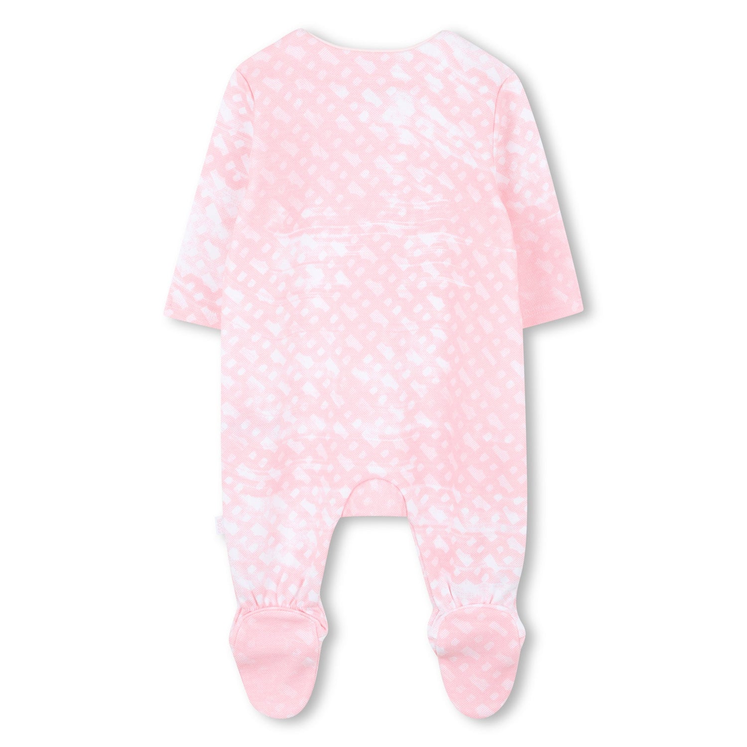 Baby Sleepsuit and Hat Set in Soft Pink Hugo Boss