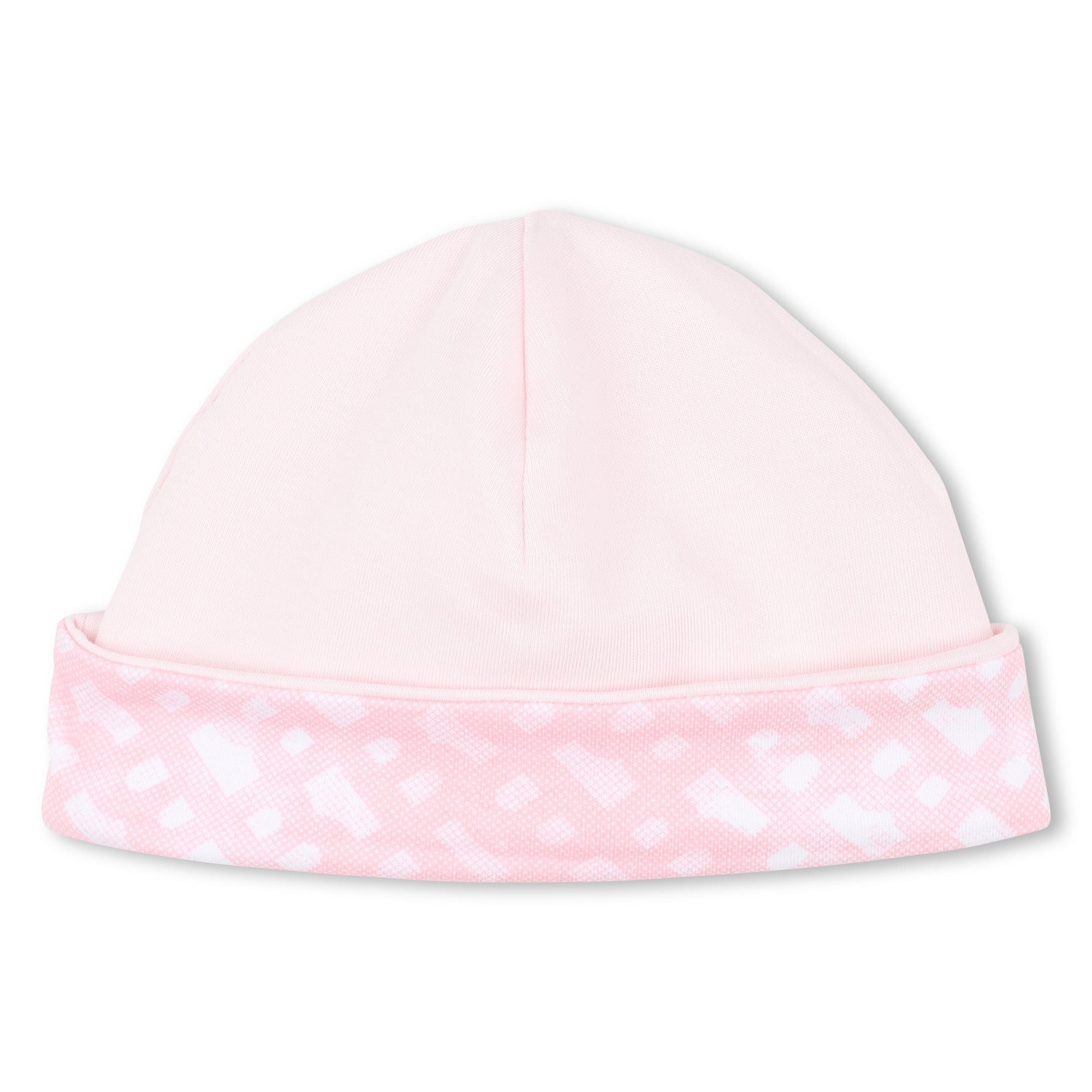 Baby Sleepsuit and Hat Set in Soft Pink Hugo Boss