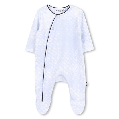 Baby Gift Set with Sleepsuit, Hats and Bib, Light Blue Hugo Boss