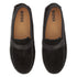 Suede Leather Loafers with Embossed Logo and Tricolour Stripe Embroidery Hugo Boss