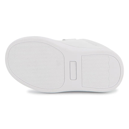 Cow Leather Trainers with Elastic Laces and Hook-and-Loop Strap Hugo Boss