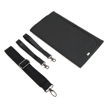Coated Fabric Changing Bag with Monogram Perforations and Jacquard Handles Hugo Boss