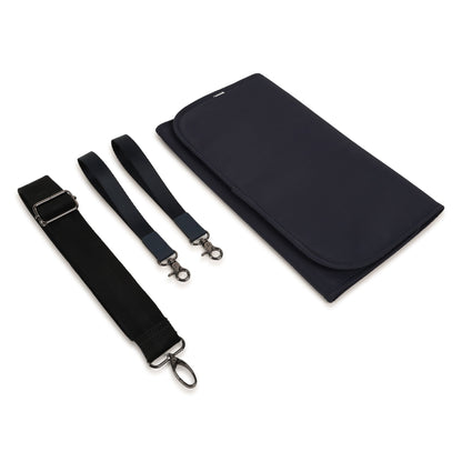 Navy Blue Nylon Changing Bag with Changing Mat and Accessories Hugo Boss