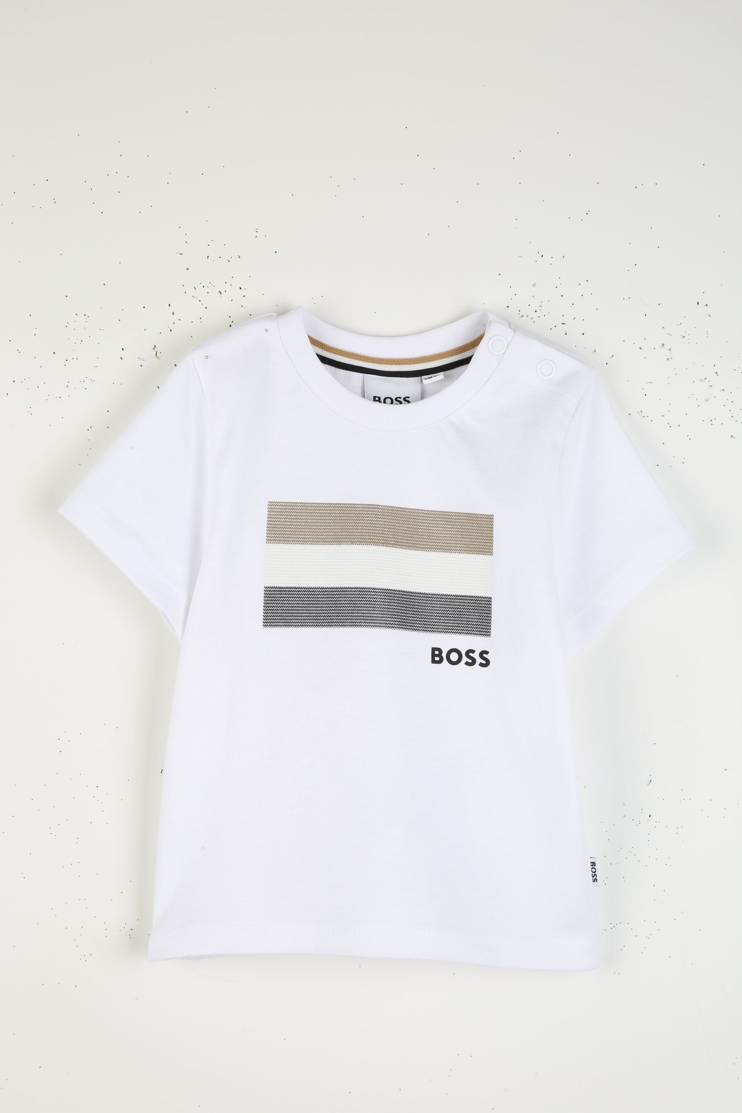 Cotton Tee &amp; French Terry Bermuda Shorts Set Hugo Boss