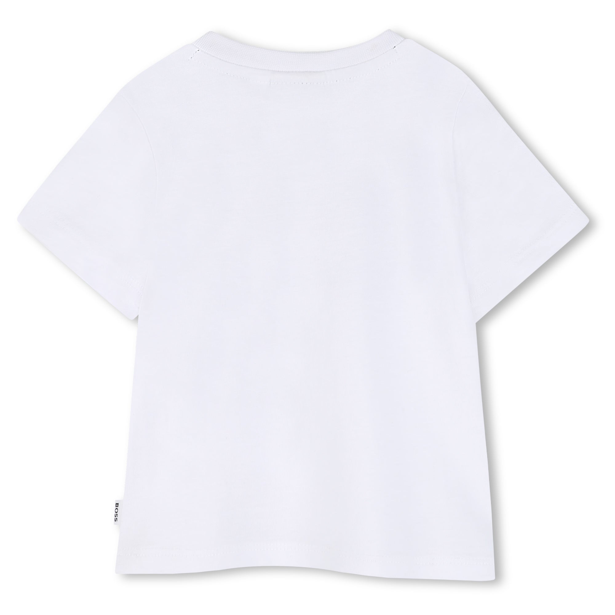 Cotton Tee &amp; French Terry Bermuda Shorts Set Hugo Boss