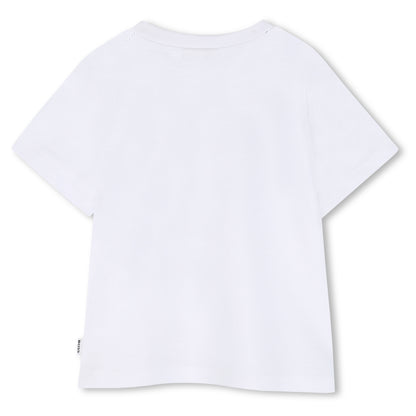 Cotton Tee &amp; French Terry Bermuda Shorts Set Hugo Boss