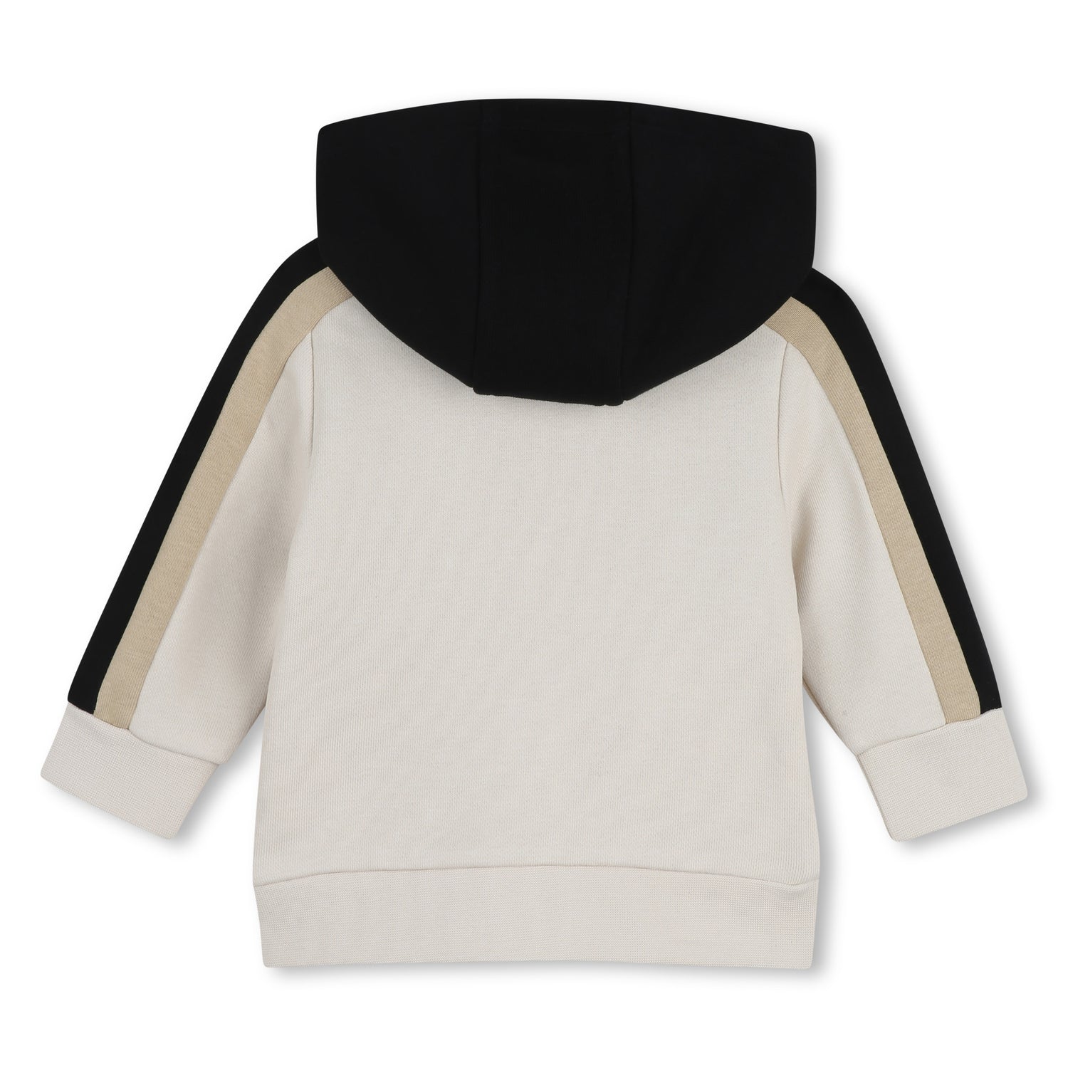 Baby Two Piece Hooded Tracksuit in Stone and Black Hugo Boss