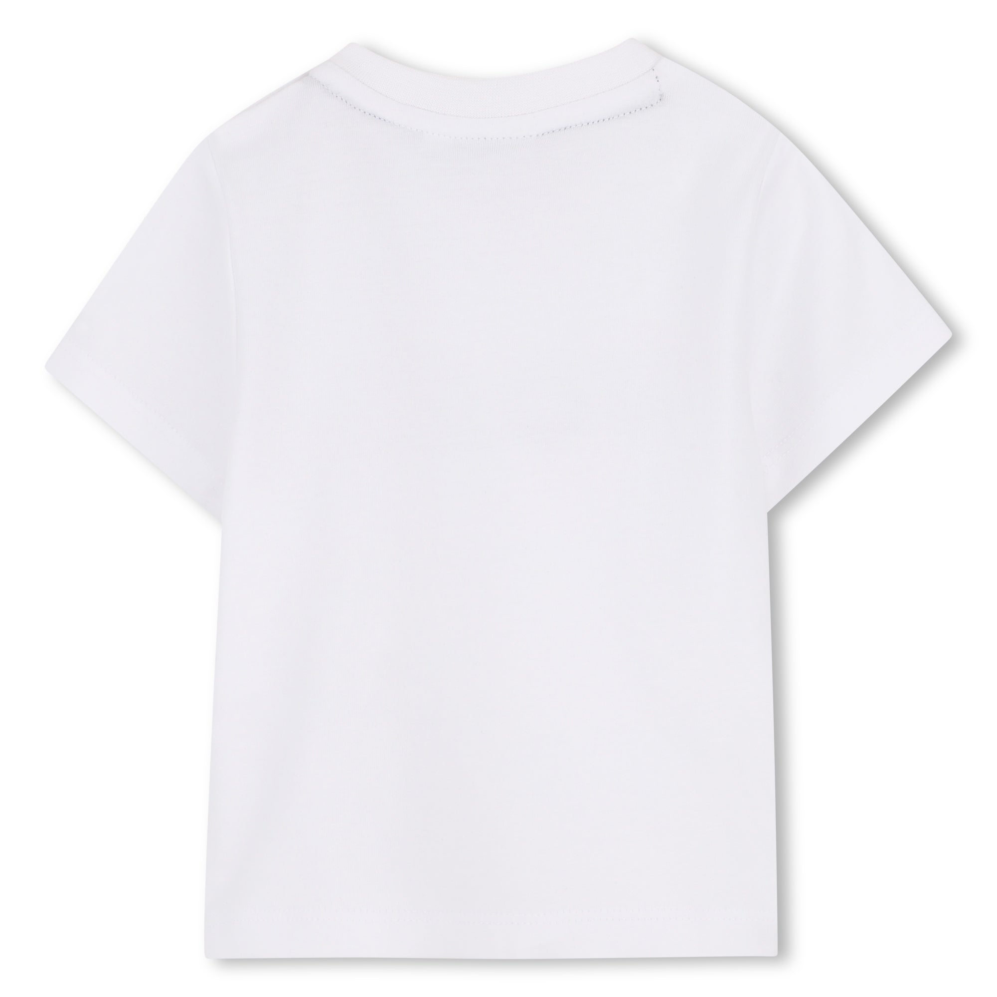 Cotton Tee &amp; Bermuda Shorts Set with Logo Print Hugo Boss