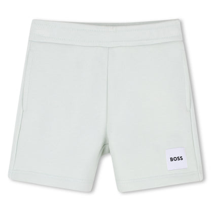Fleece Jogging Shorts with Elasticated Waist Hugo Boss