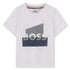 Baby Cotton Jersey Logo T Shirt, White Hugo Boss