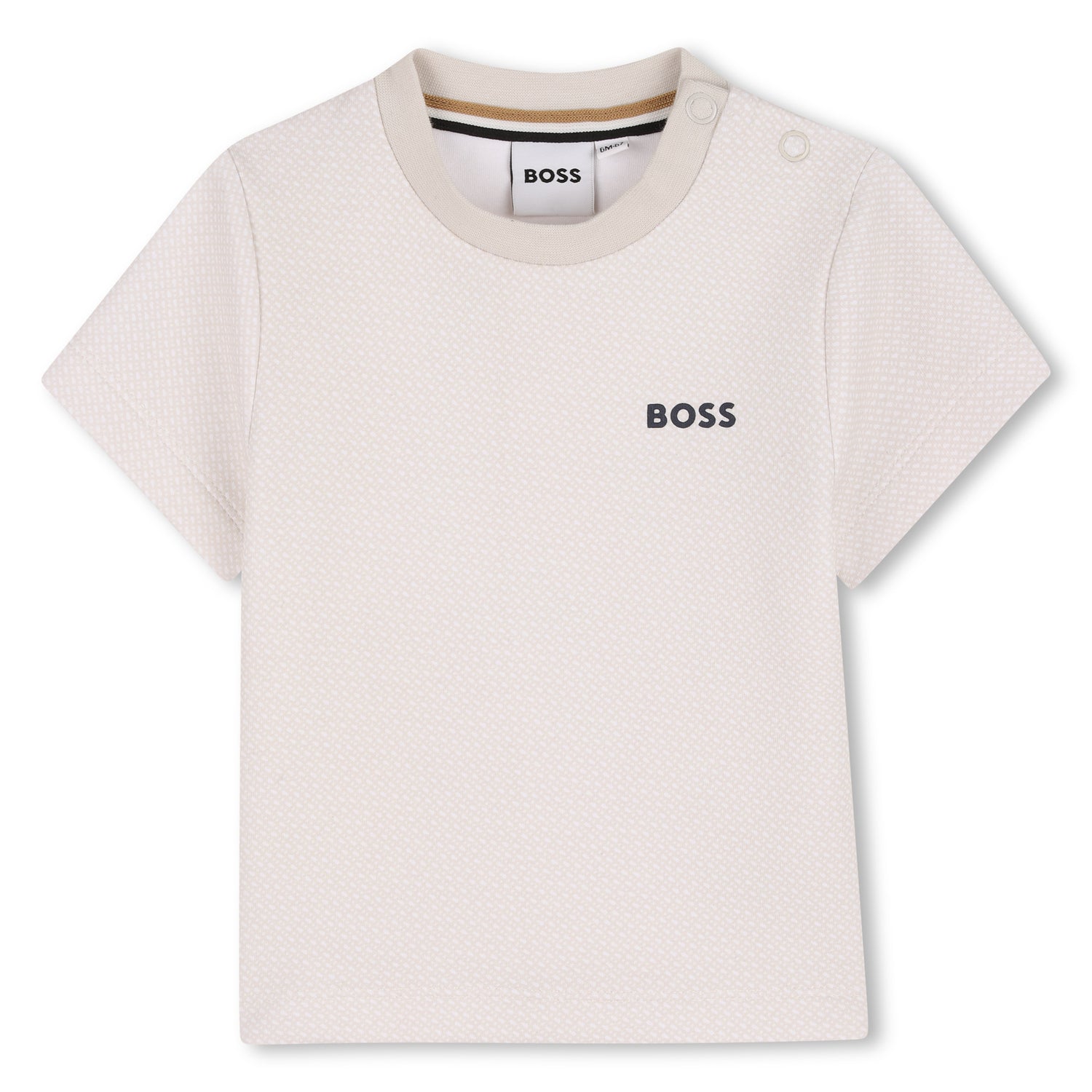 Monogram Cotton Short-Sleeve T-Shirt Hugo Boss