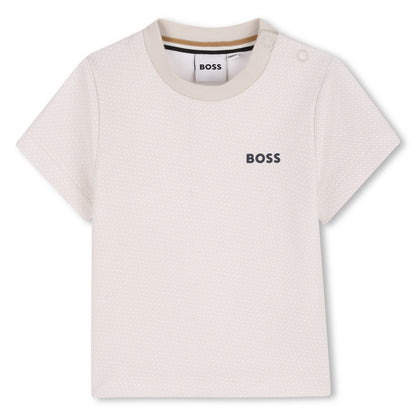 Monogram Cotton Short-Sleeve T-Shirt Hugo Boss
