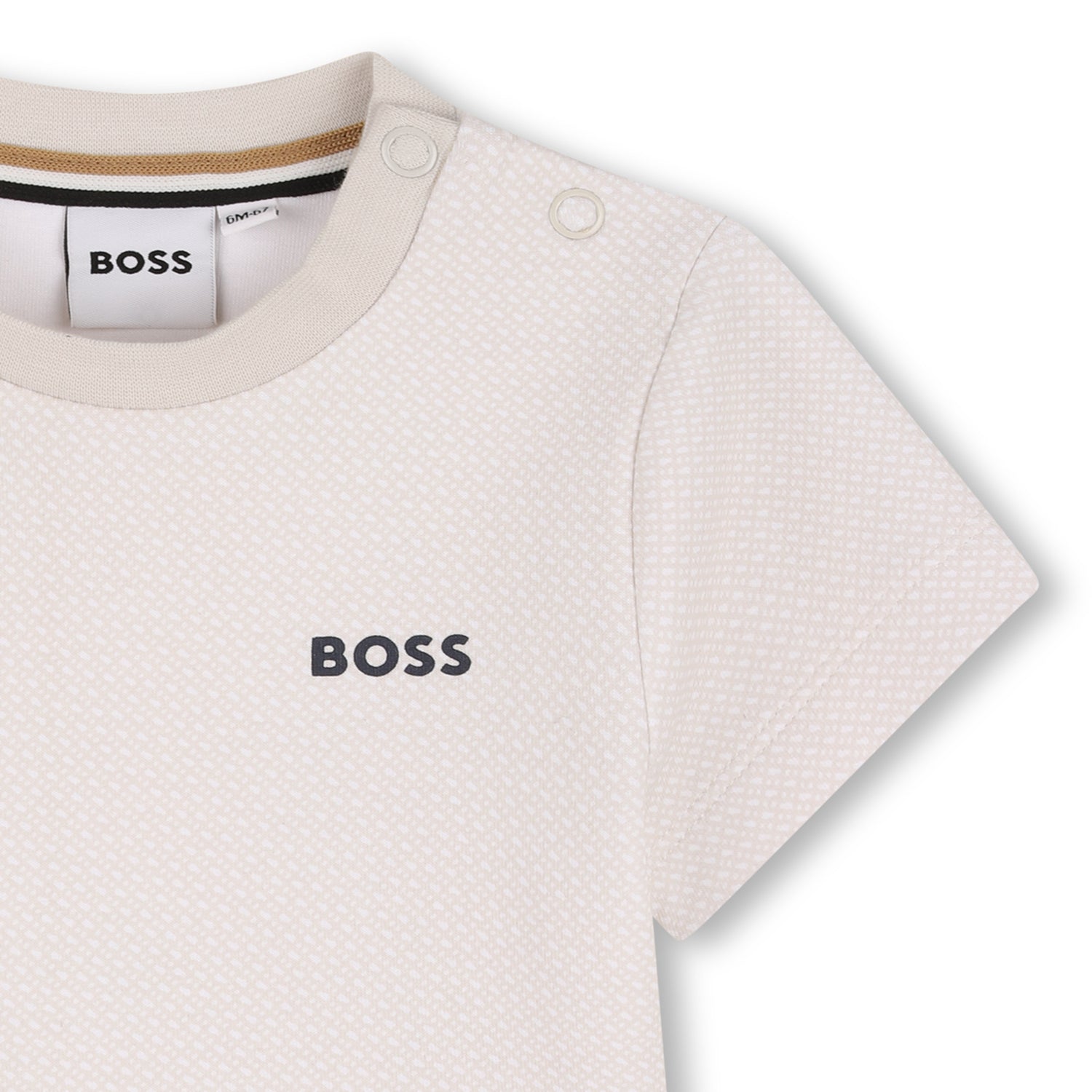 Monogram Cotton Short-Sleeve T-Shirt Hugo Boss