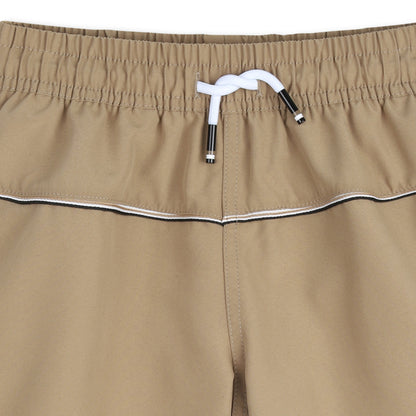 Boys Surfer Swim Shorts in Beige Hugo Boss