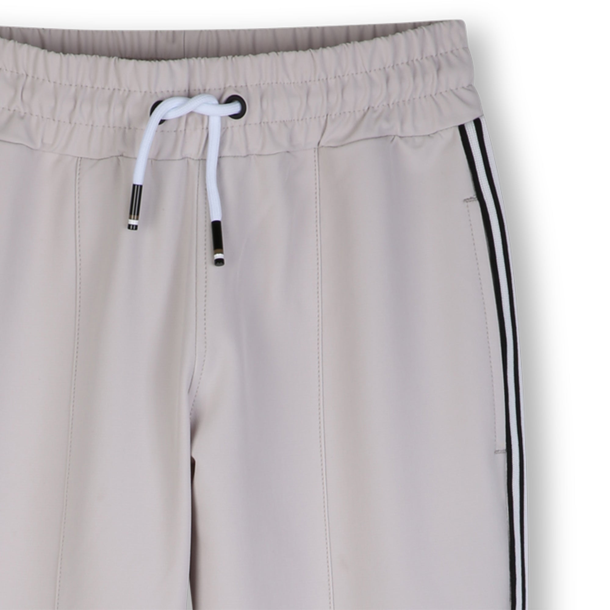 Boys Side-Stripe Jogging Pants in Navy Blue Hugo Boss